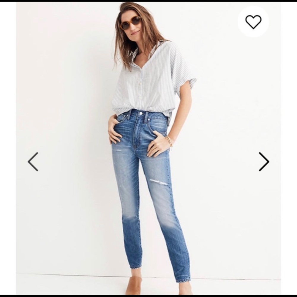 NWT Madewell Tall Rigid High-Rise Skinny Jeans 31